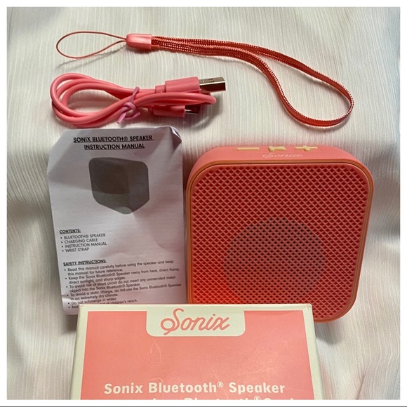 🎉HP NIB SONIX Bluetooth Speaker 🎶🎼🎵Bluetooth Charger & Wristlet - Picture 11 of 16
